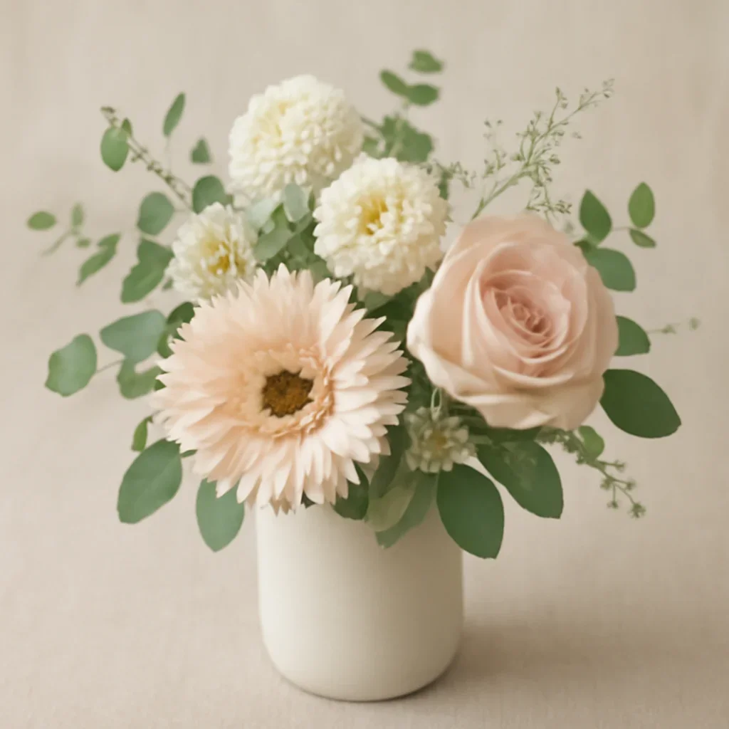 Close-up floral detail supporting the article about best housewarming plants to send as gifts