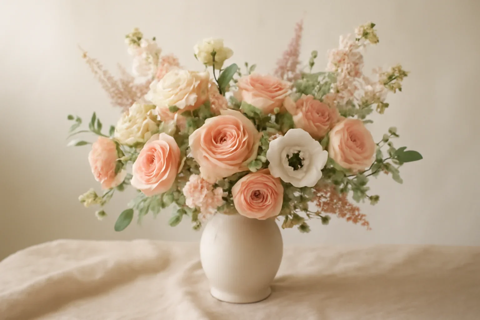 Best Mother's Day Flowers If You Need Delivery Fast styled with fresh flowers in a soft editorial setting
