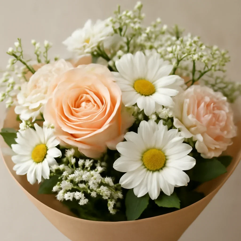 Close-up floral detail supporting the article about everyday flowers: when 'just because' means the most