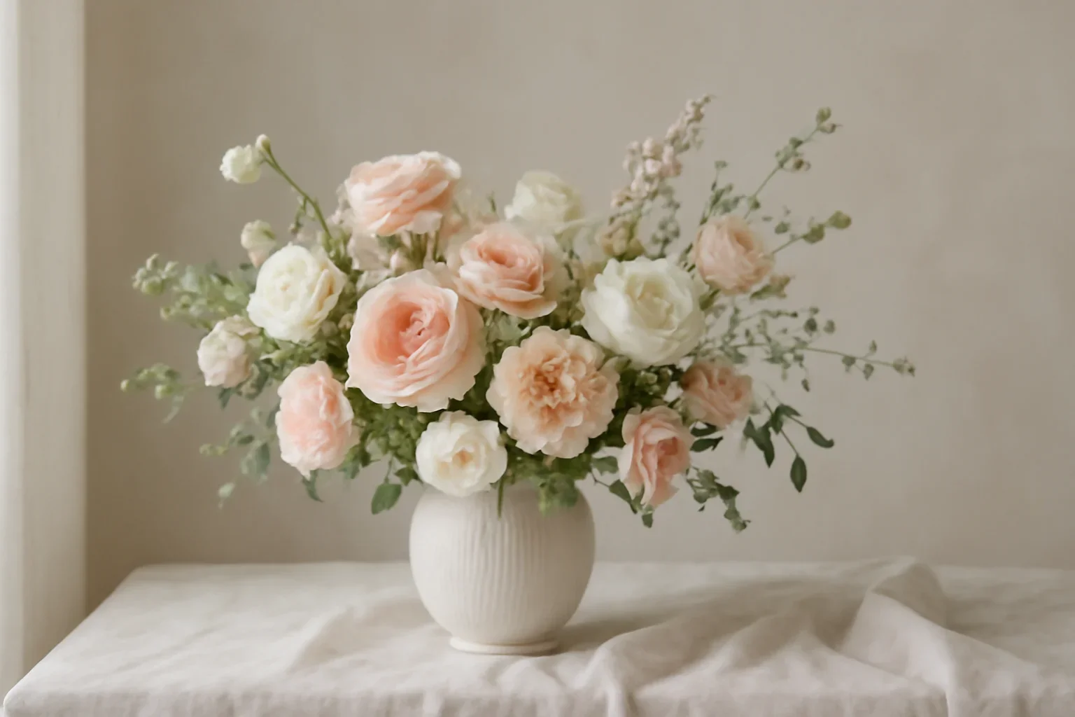 Everyday Flowers: When 'Just Because' Means the Most styled with fresh flowers in a soft editorial setting