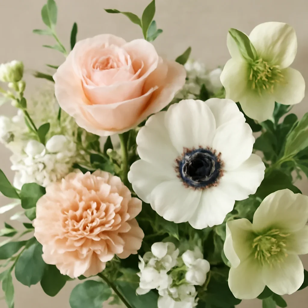 Close-up floral detail supporting the article about how flower subscriptions work for homes and offices
