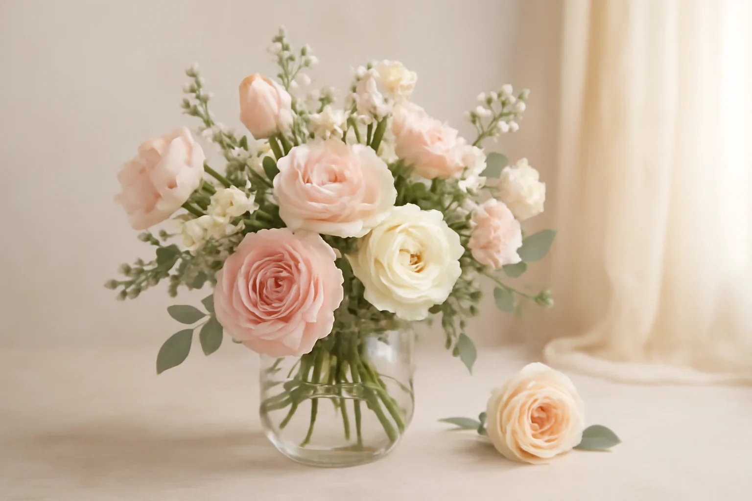 What Same-Day Flower Delivery Really Means styled with fresh flowers in a soft editorial setting