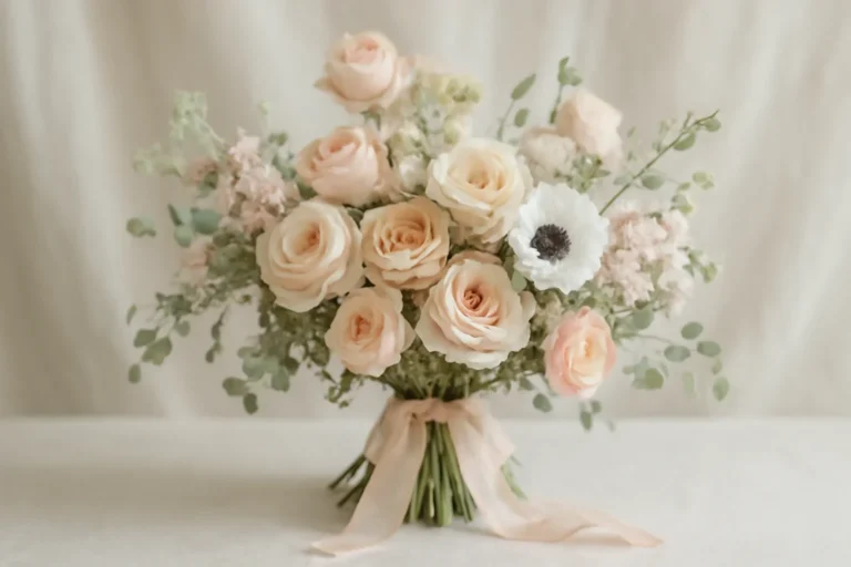 Why Handcrafted Bouquets Feel More Personal Than Box-Shipped Flowers styled with fresh flowers in a soft editorial setting