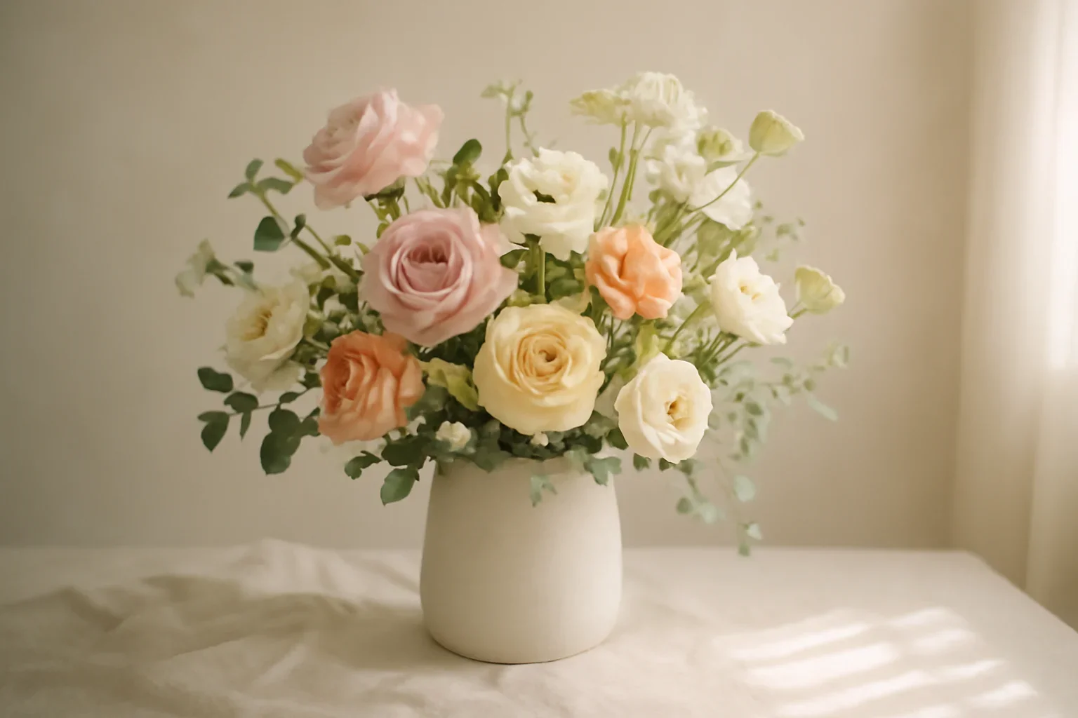 Burnaby Heights Flower Delivery styled with fresh flowers in a soft editorial setting