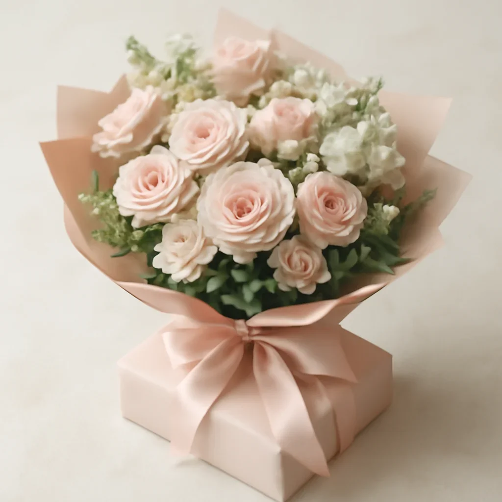 Call to action floral image for flowers with thoughtful gift styling