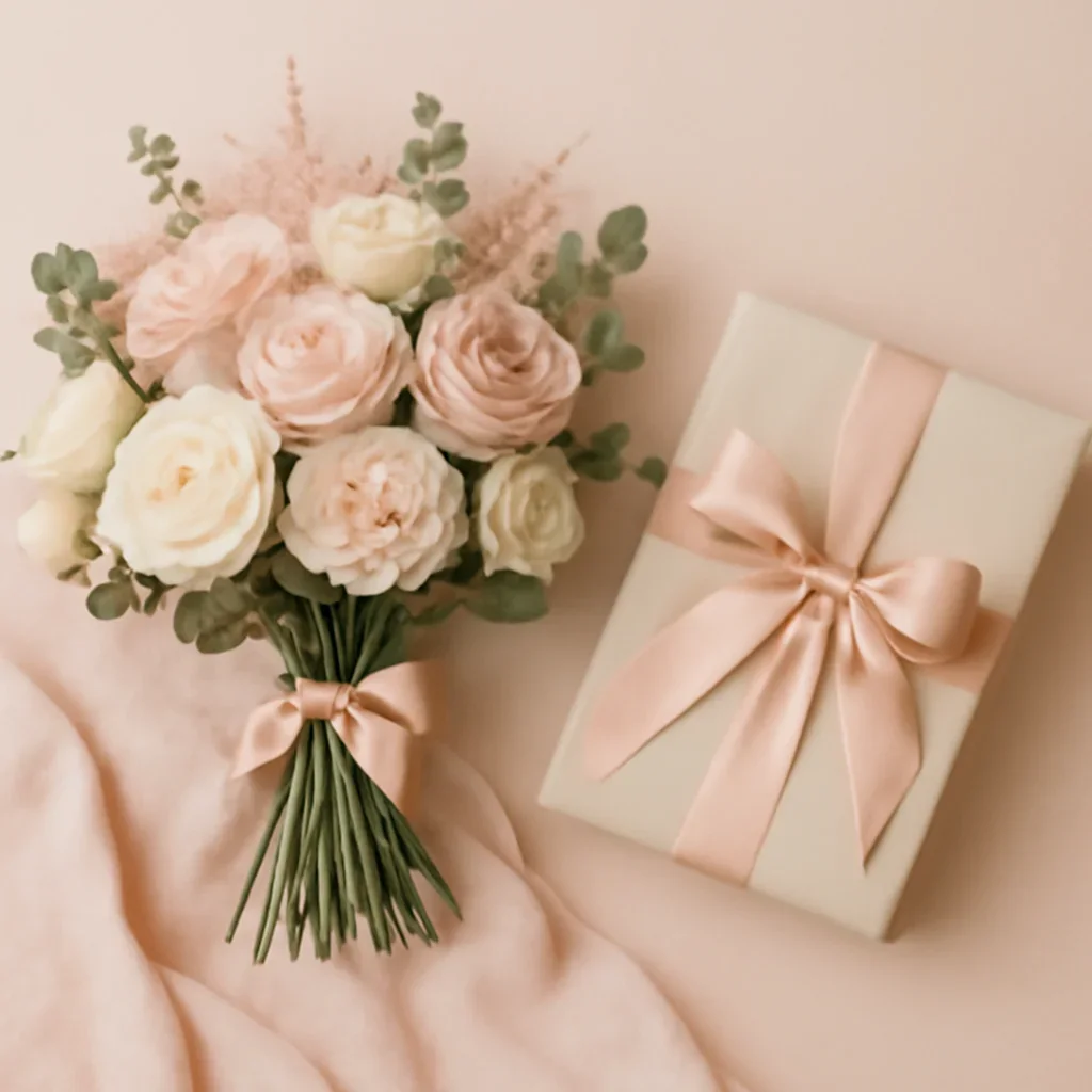Call to action floral image for gifts with thoughtful gift styling