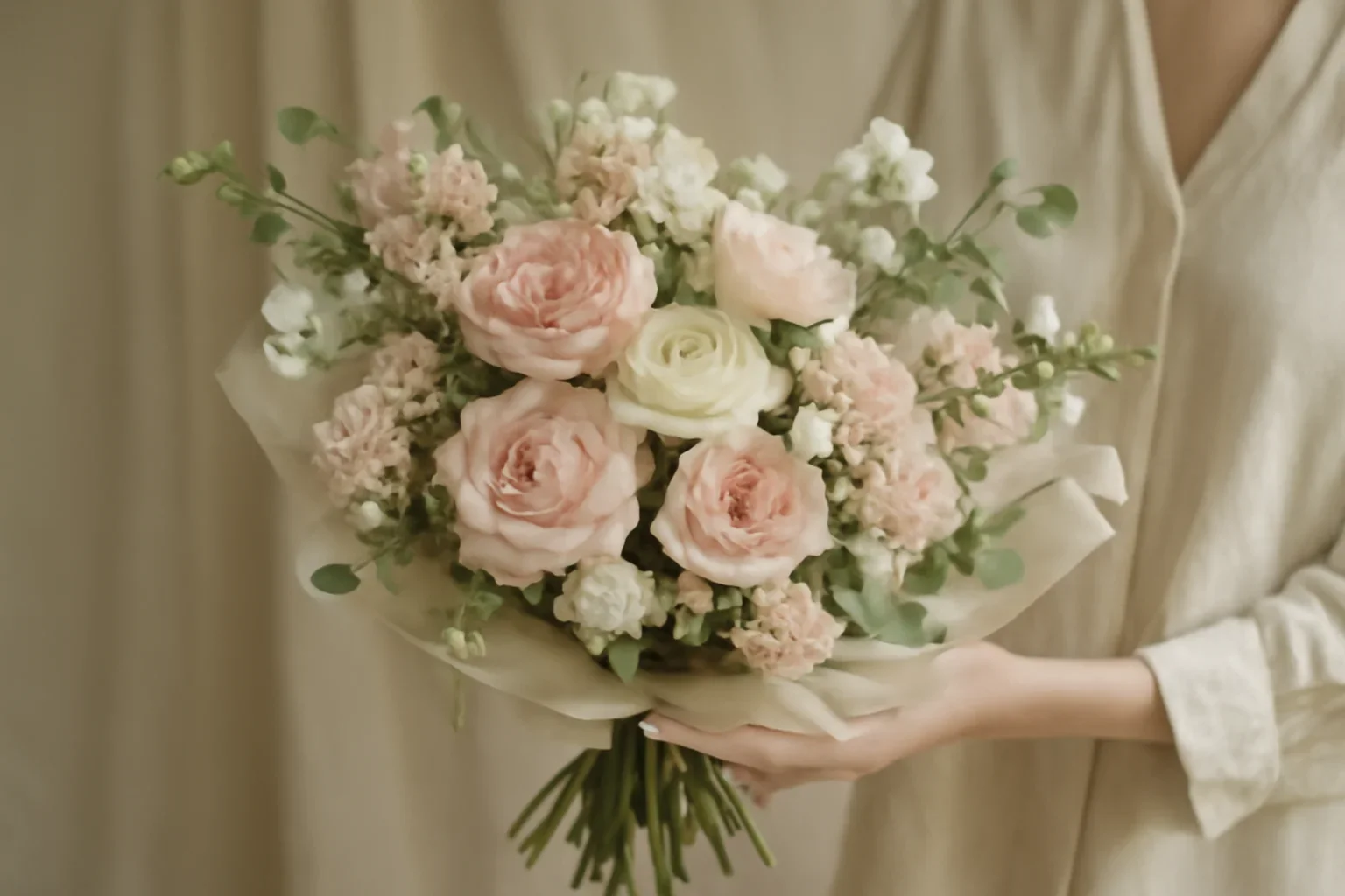 West Vancouver Flower Delivery styled with fresh flowers in a soft editorial setting